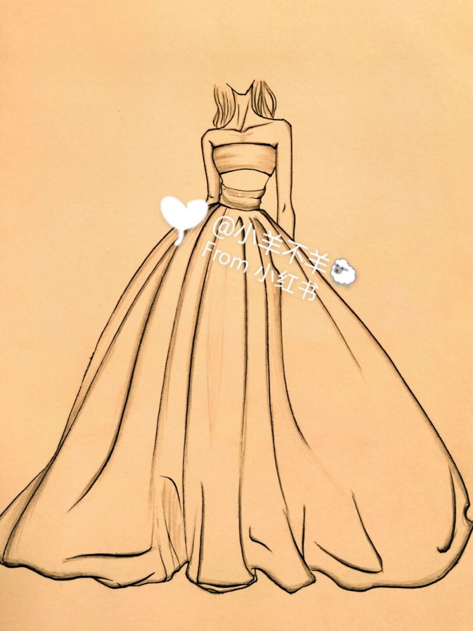 婚紗禮服與健身器材 當(dāng)優(yōu)雅邂逅力量——美女黑白簡(jiǎn)筆畫(huà)繪畫(huà)教程
